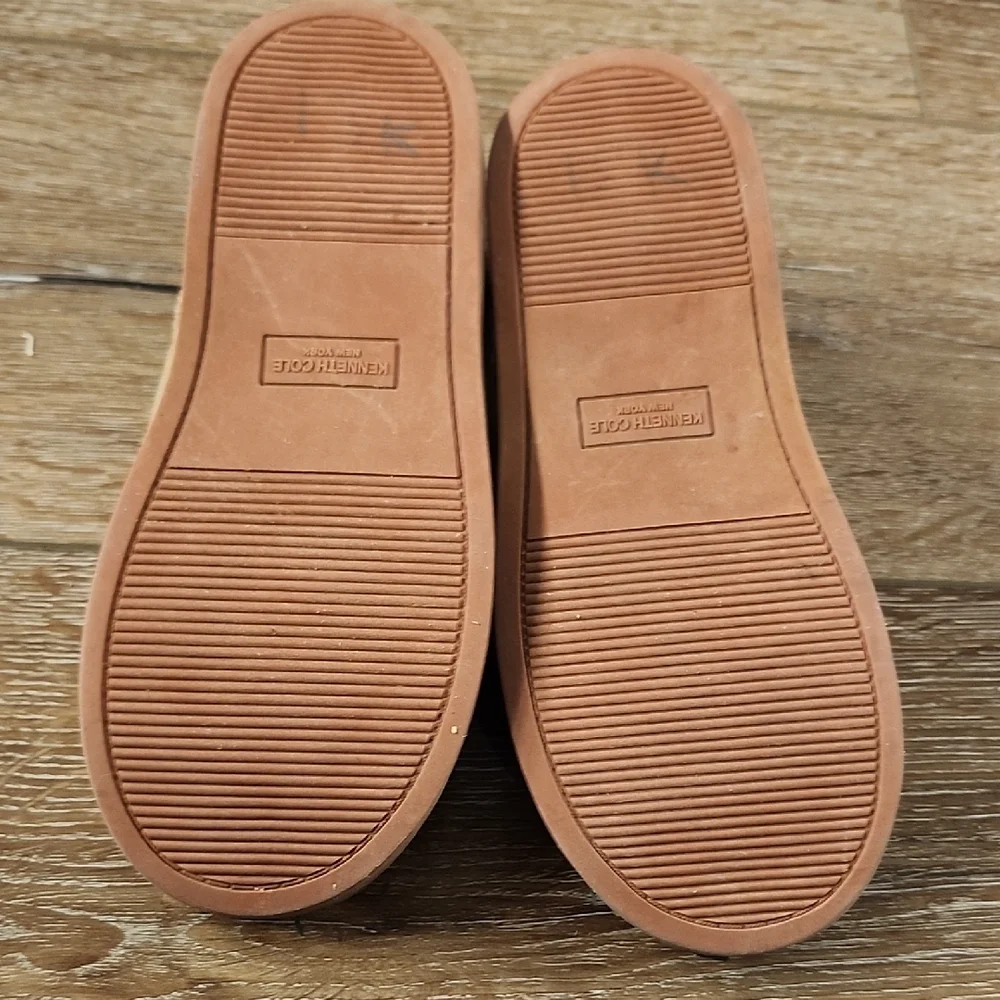 Kenneth Cole New York Sam Andy Kids' Tan Suede Dress Shoes Size 2 Designer Lux